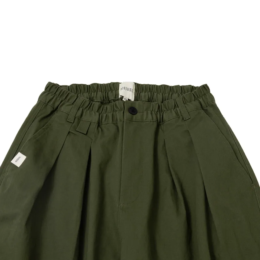 A[S]USL KIDS SIGNATURE PANTS-LIGHT OLIVE