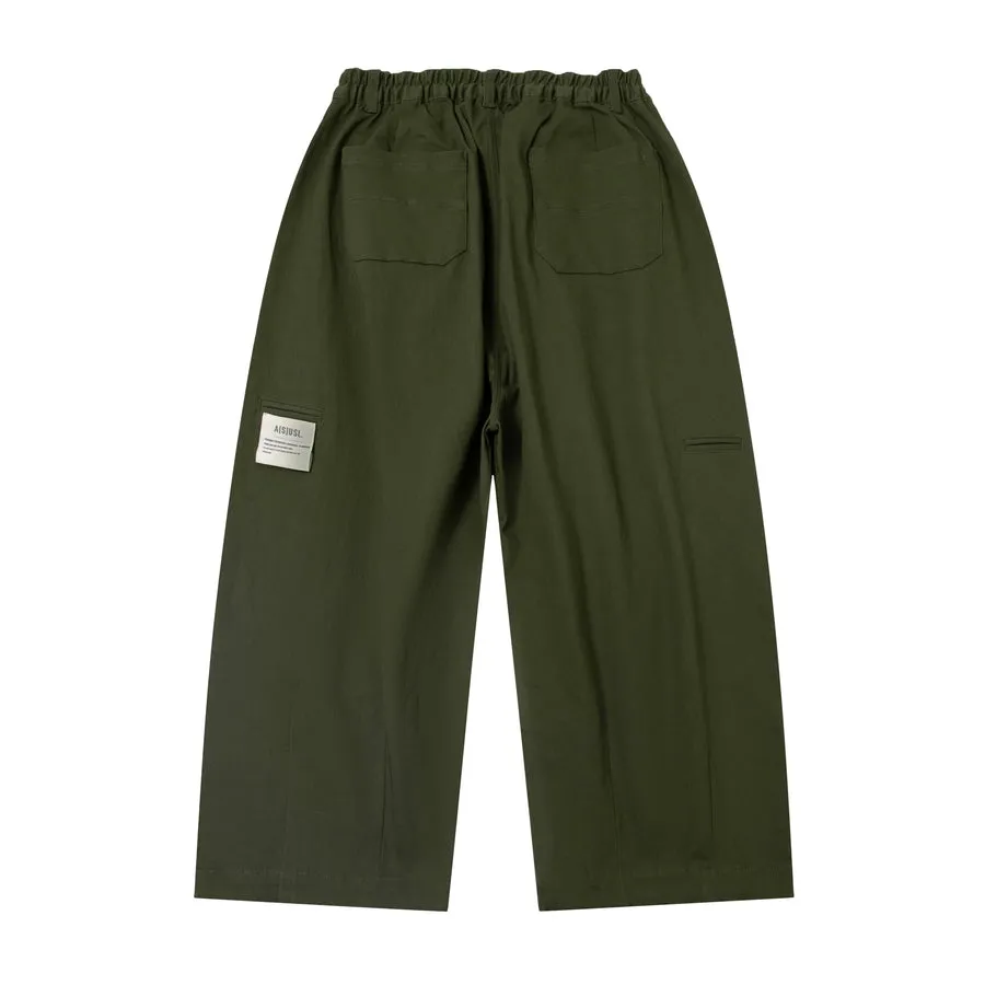 A[S]USL KIDS SIGNATURE PANTS-LIGHT OLIVE