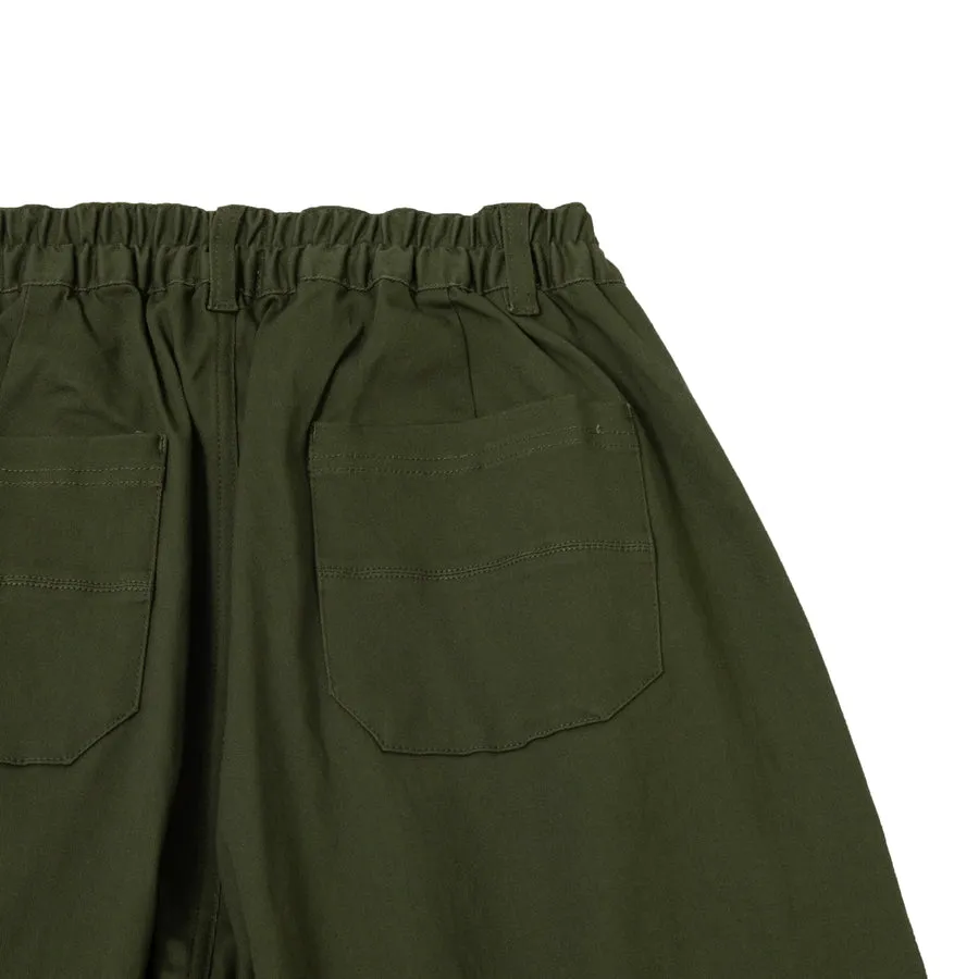 A[S]USL KIDS SIGNATURE PANTS-LIGHT OLIVE