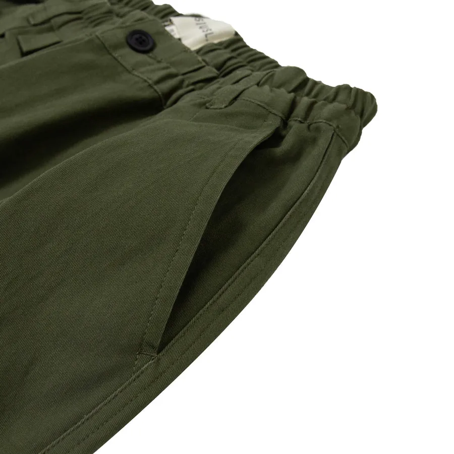 A[S]USL KIDS SIGNATURE PANTS-LIGHT OLIVE