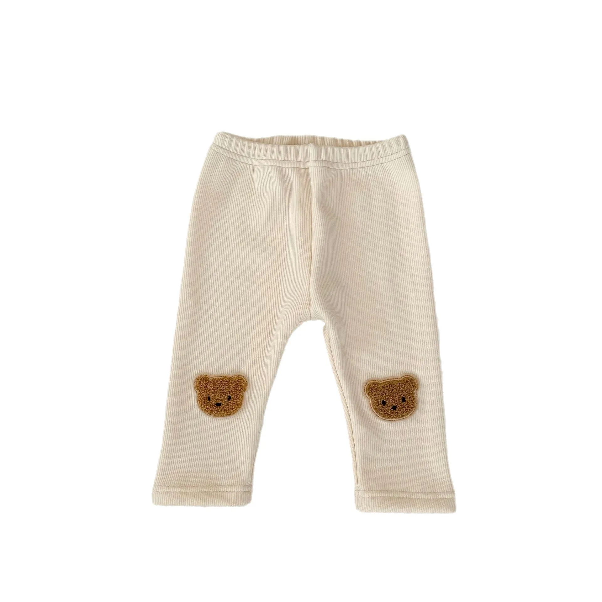 Baby Kid Girls Solid Color Cartoon Pants Wholesale 23101932