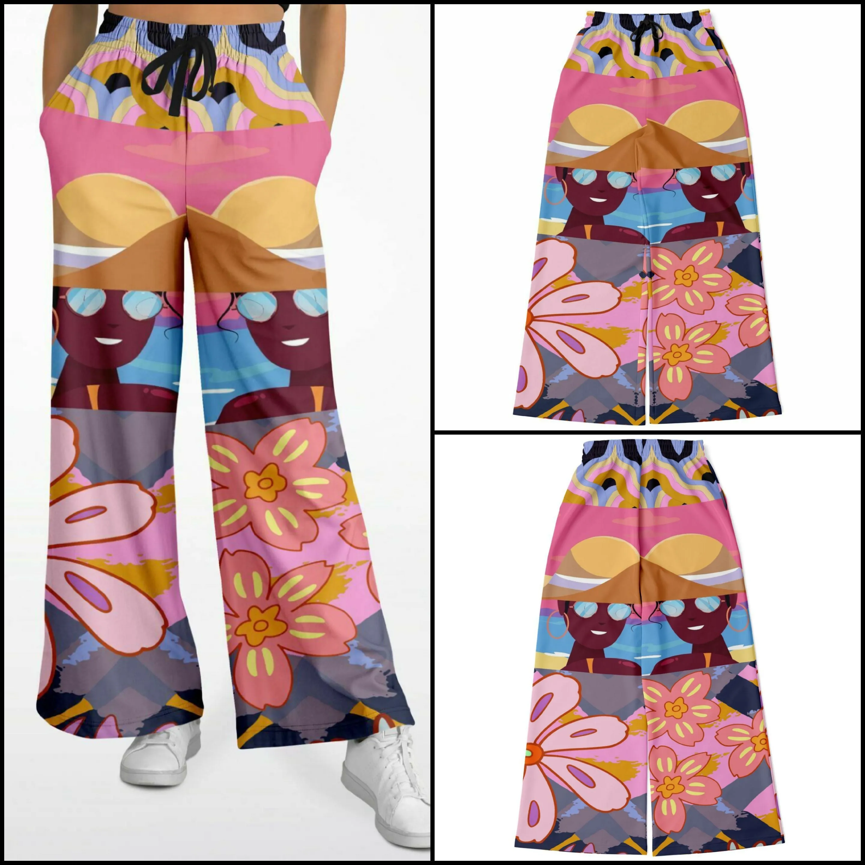 Bahama Mama Stretchy Phat Bellbottoms