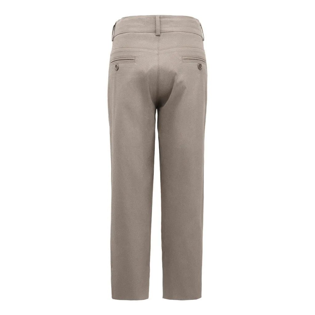 Beige Casual Pants