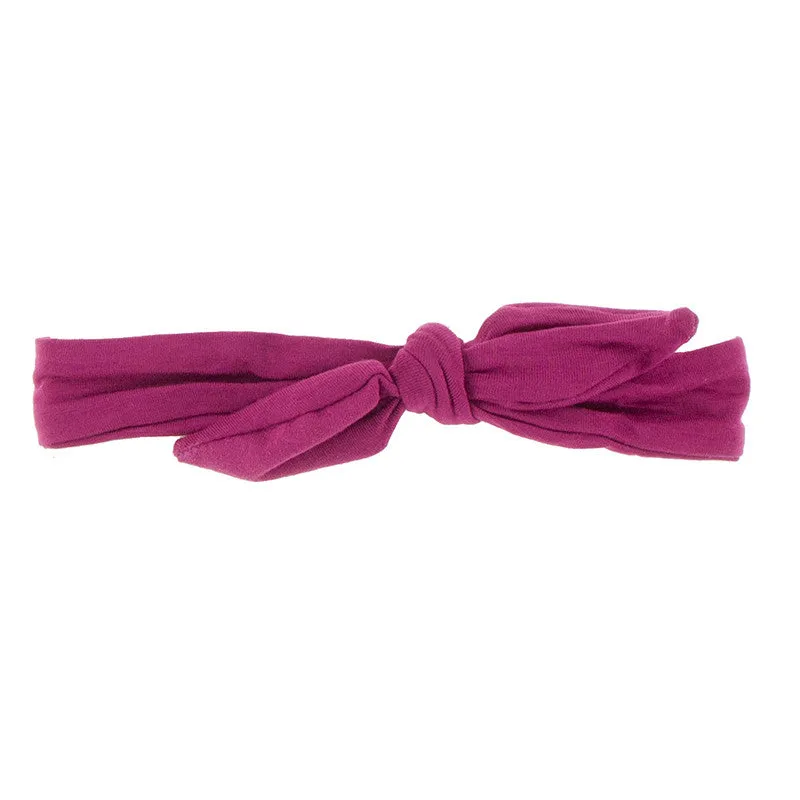 Bow Headband - Berry