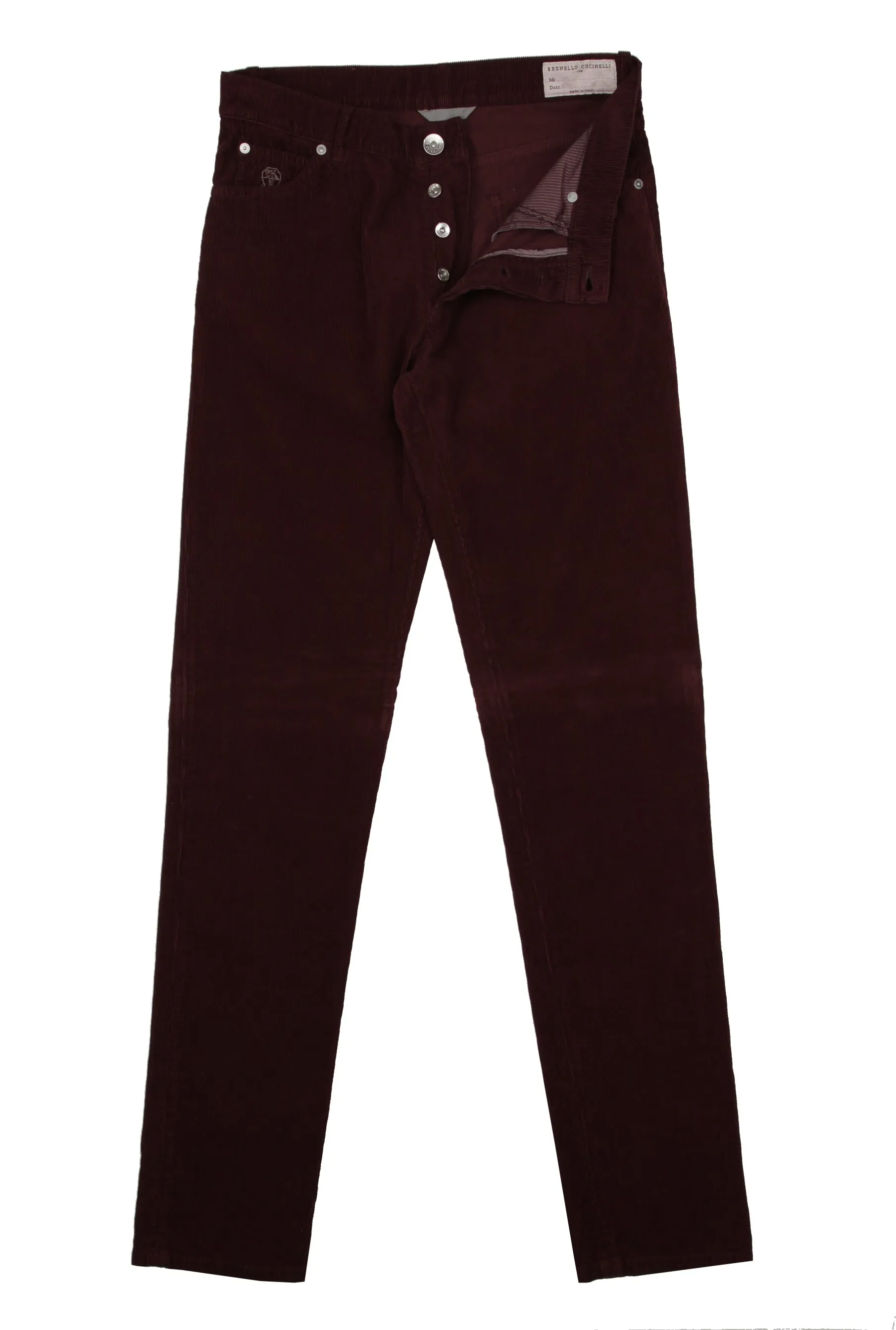 Brunello Cucinelli Burgundy Red Pants