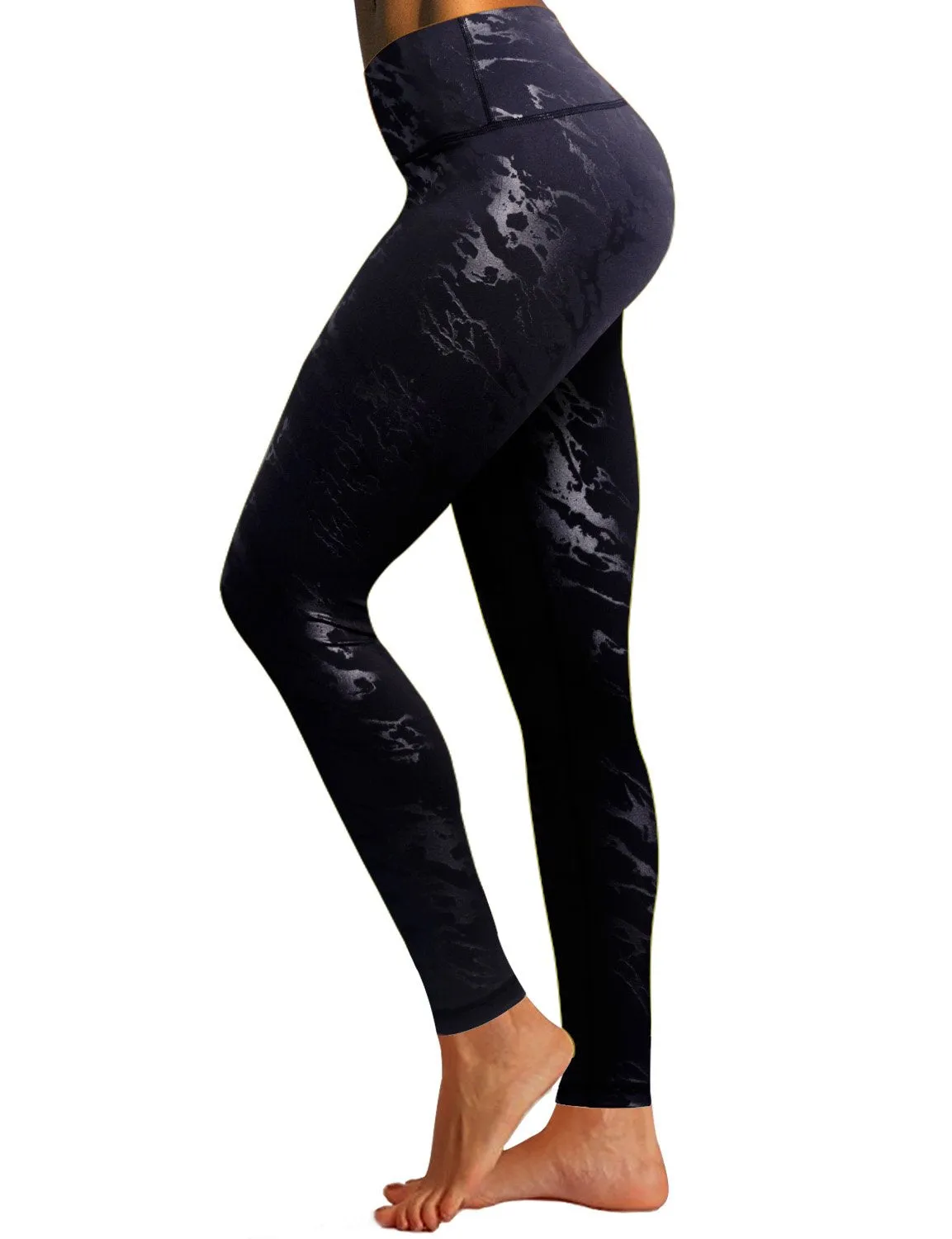 BUBBLELIME 78P/22S Embossed Pattern Yoga Pants 22" /26" inseam