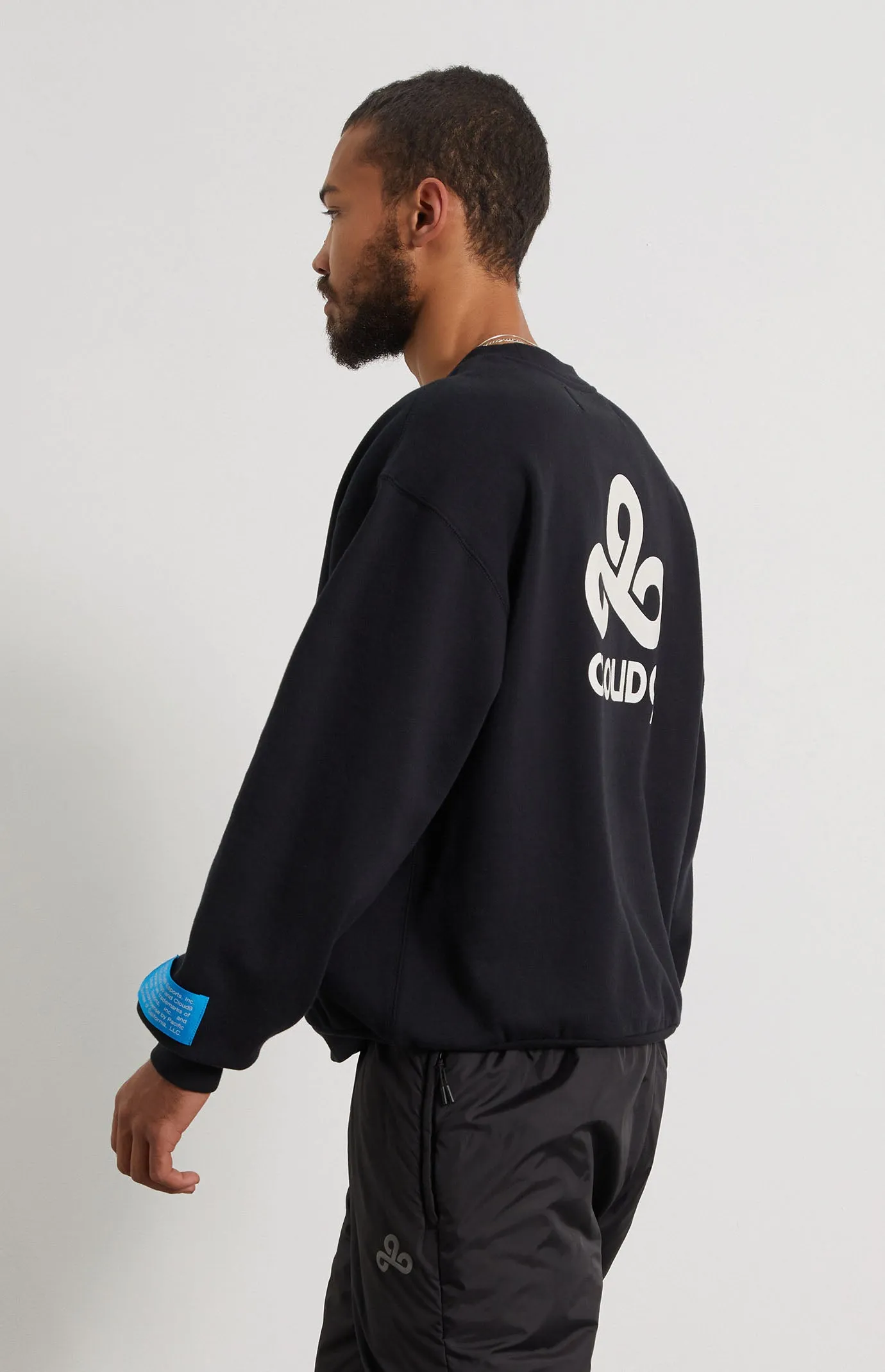 Cloud9 x PacSun Future Crewneck. Black