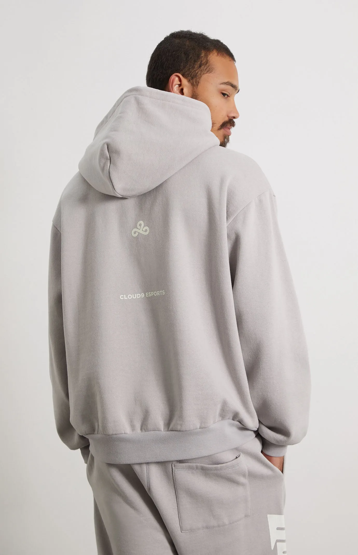 Cloud9 x PacSun Org Hoodie. Gray