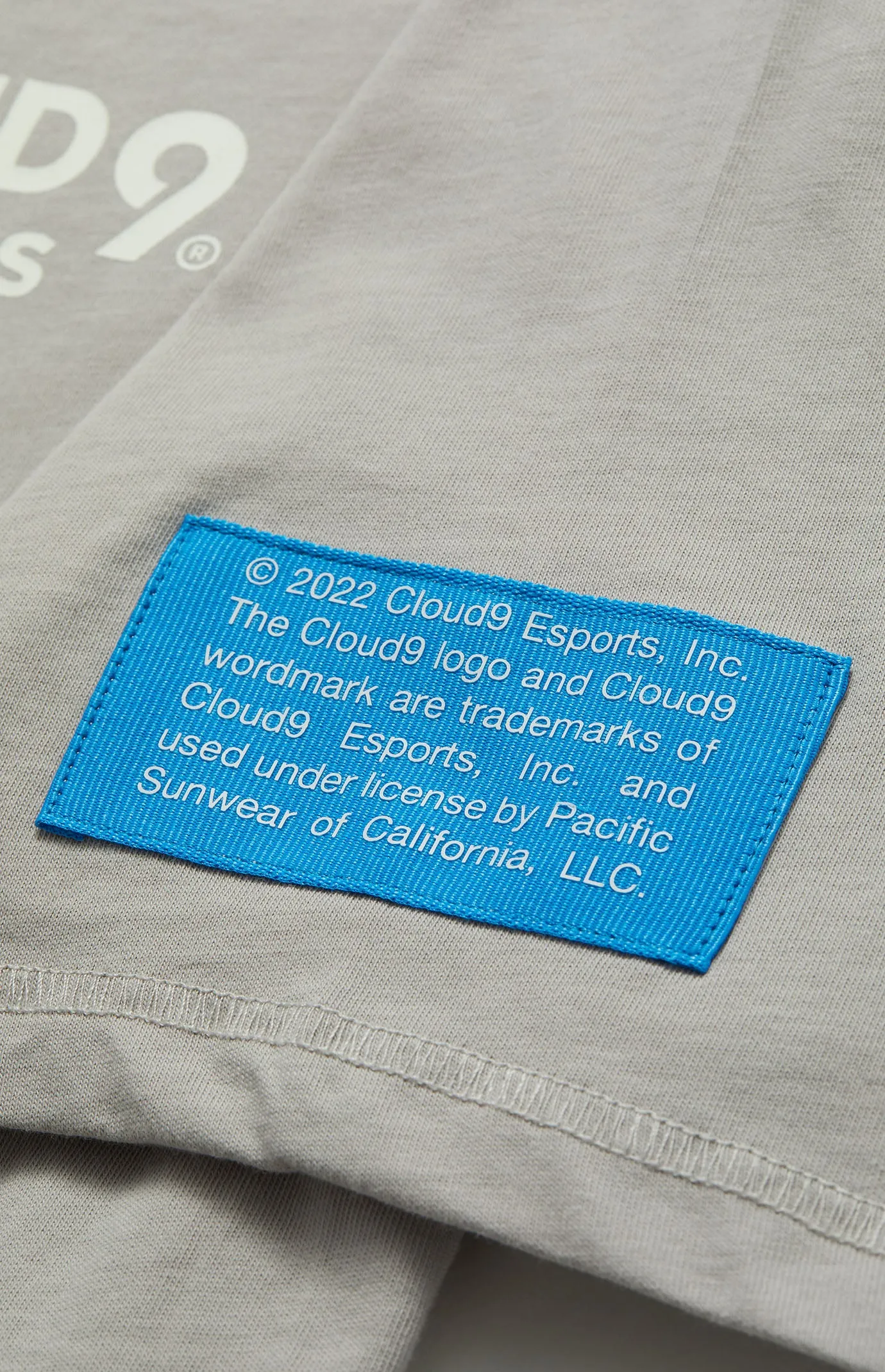 Cloud9 x PacSun Org Short Sleeve Tee. Gray