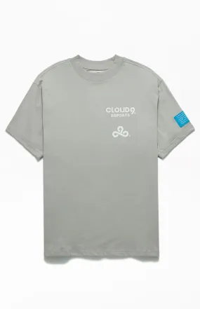 Cloud9 x PacSun Org Short Sleeve Tee. Gray