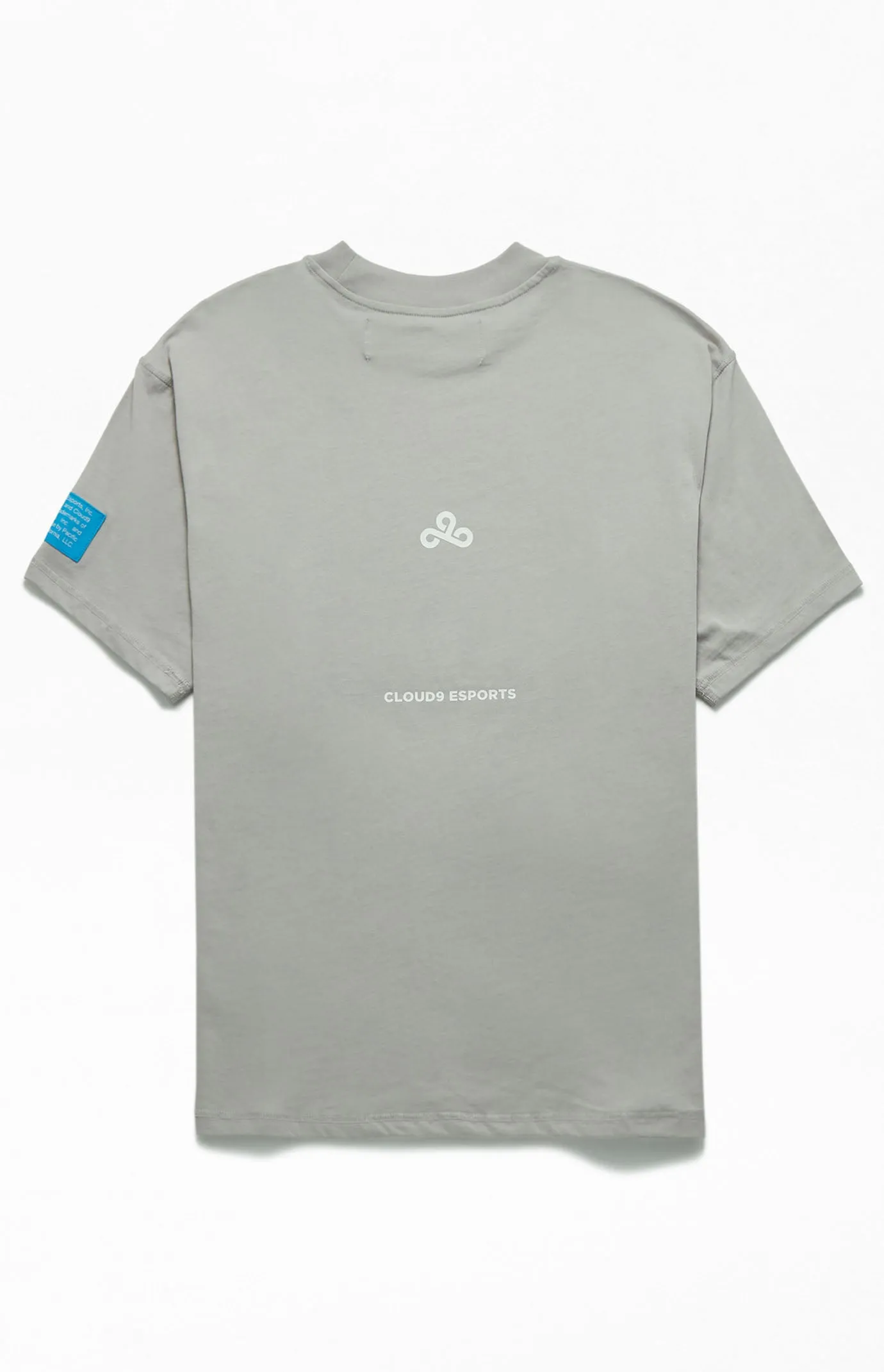 Cloud9 x PacSun Org Short Sleeve Tee. Gray