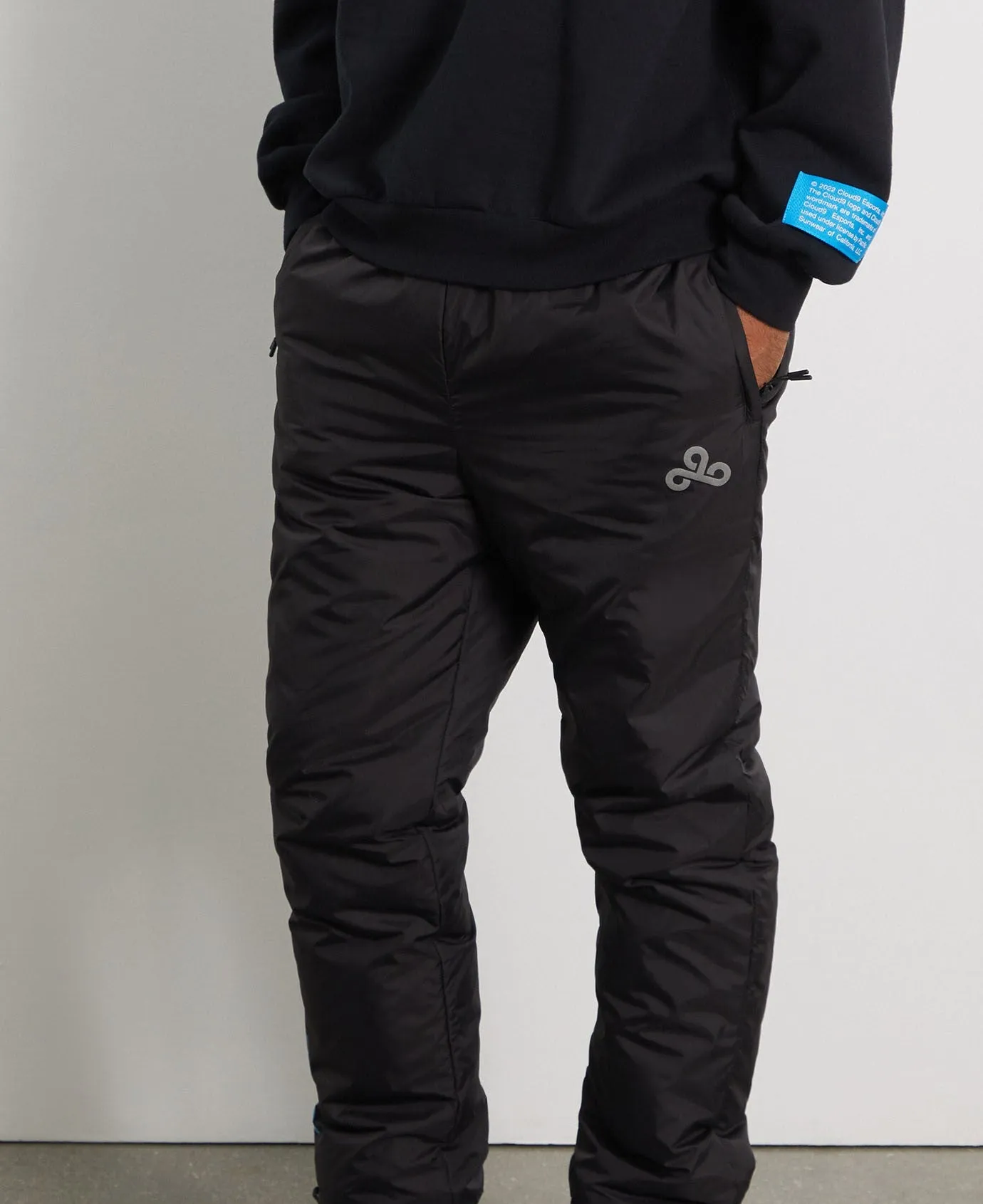 Cloud9 x PacSun Tech Pants. Black