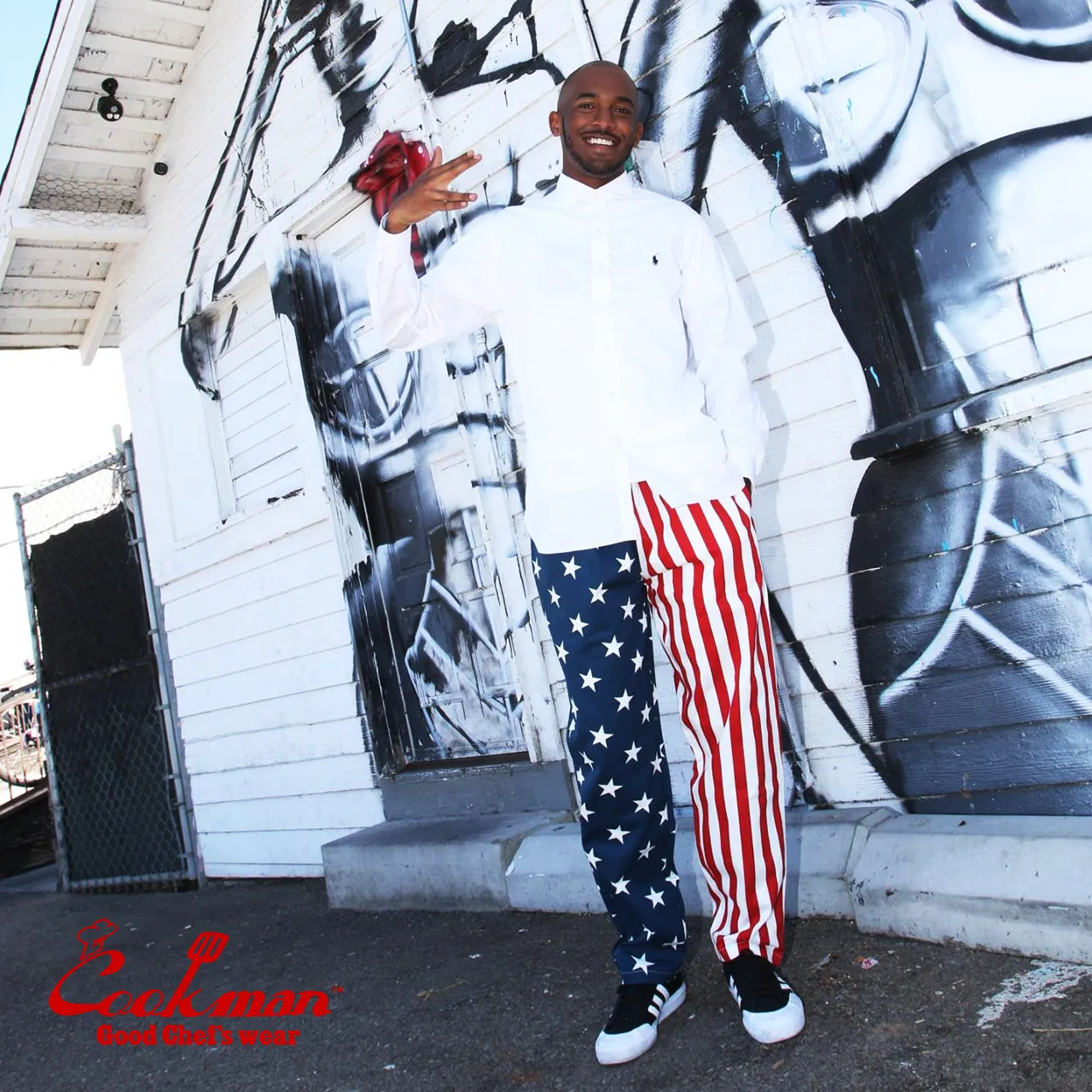 Cookman Chef Pants - Crazy : U.S.A.