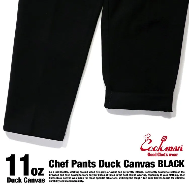 Cookman Chef Pants - Duck Canvas : Black