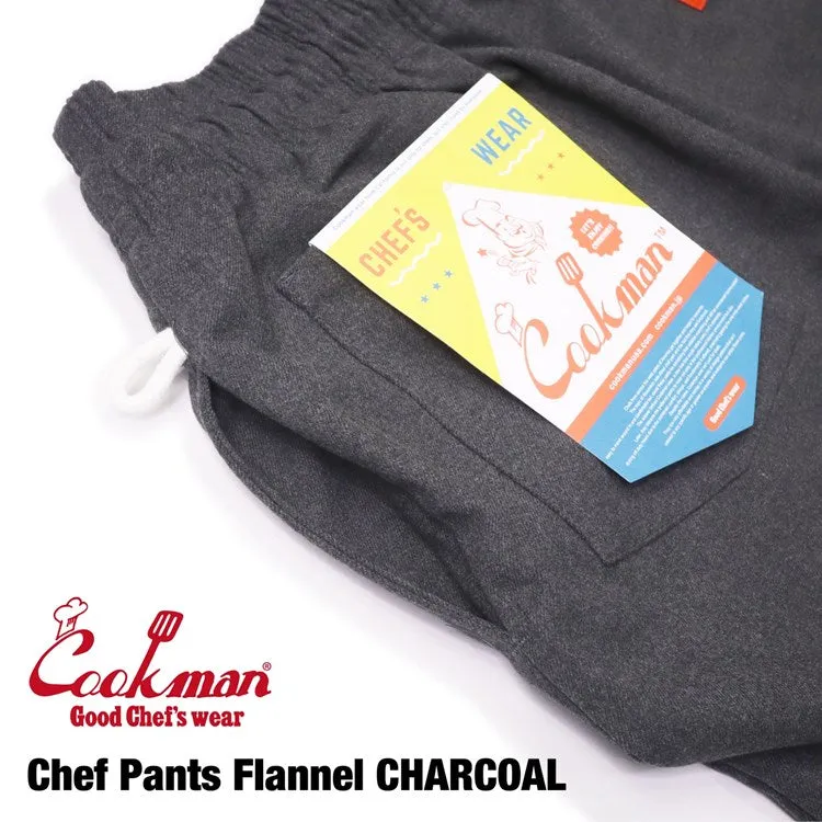 Cookman Chef Pants - Flannel : Charcoal