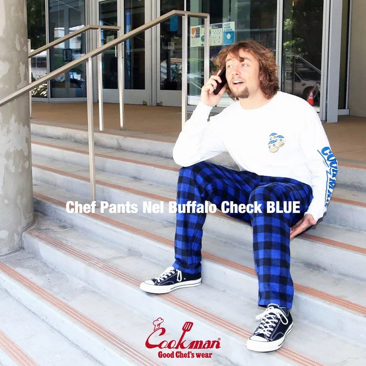 Cookman Chef Pants - Nel Buffalo Plaid : Blue