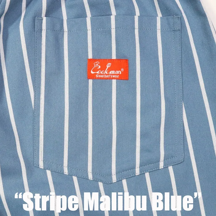 Cookman Chef Pants - Stripe : Malibu Blue