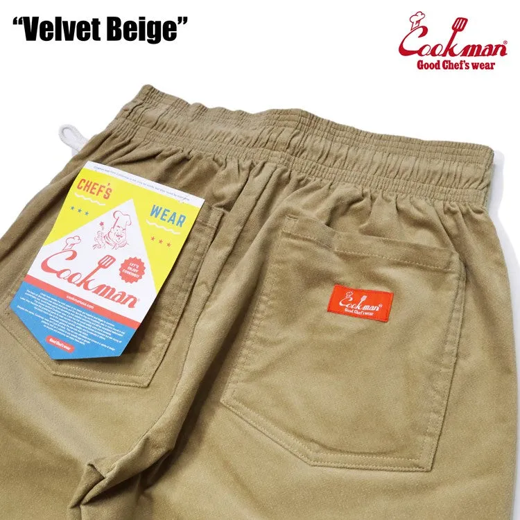 Cookman Chef Pants - Velvet : Beige