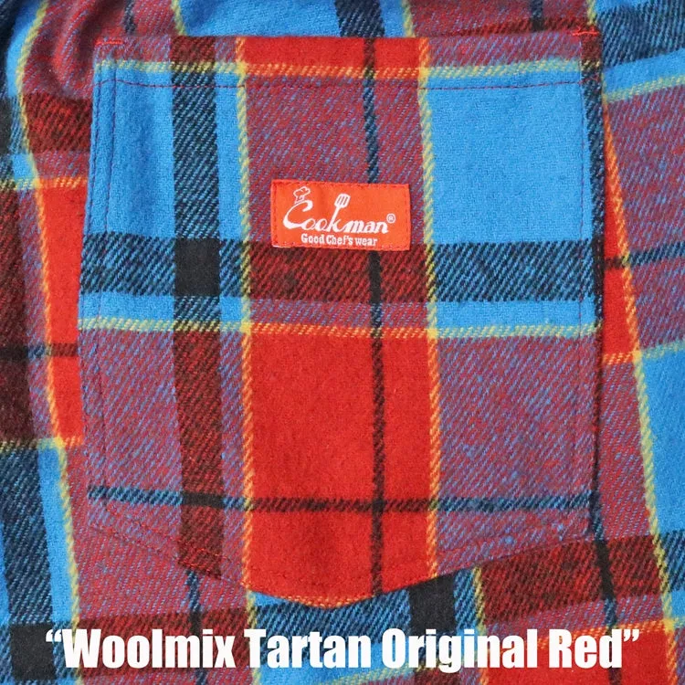 Cookman Chef Pants - Woolmix Tartan : Original Red