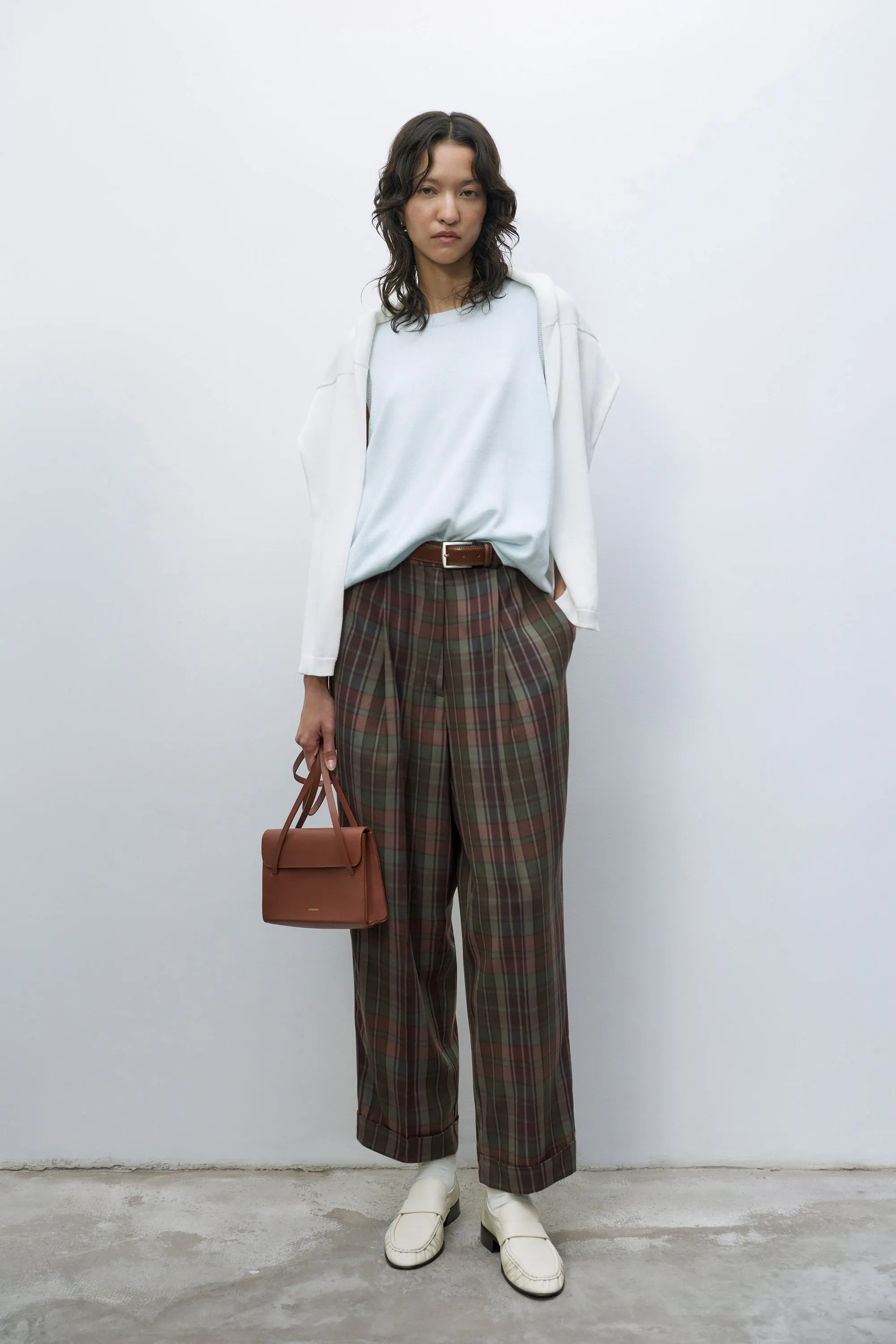 Cordera - Checkered Masculine Pants