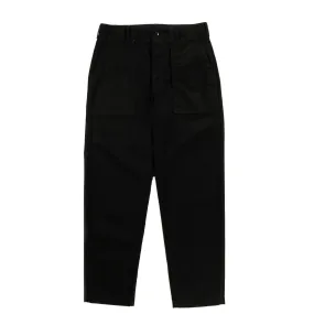 ENGINEERED GARMENTS FATIGUE PANT BLACK COTTON BULL DENIM