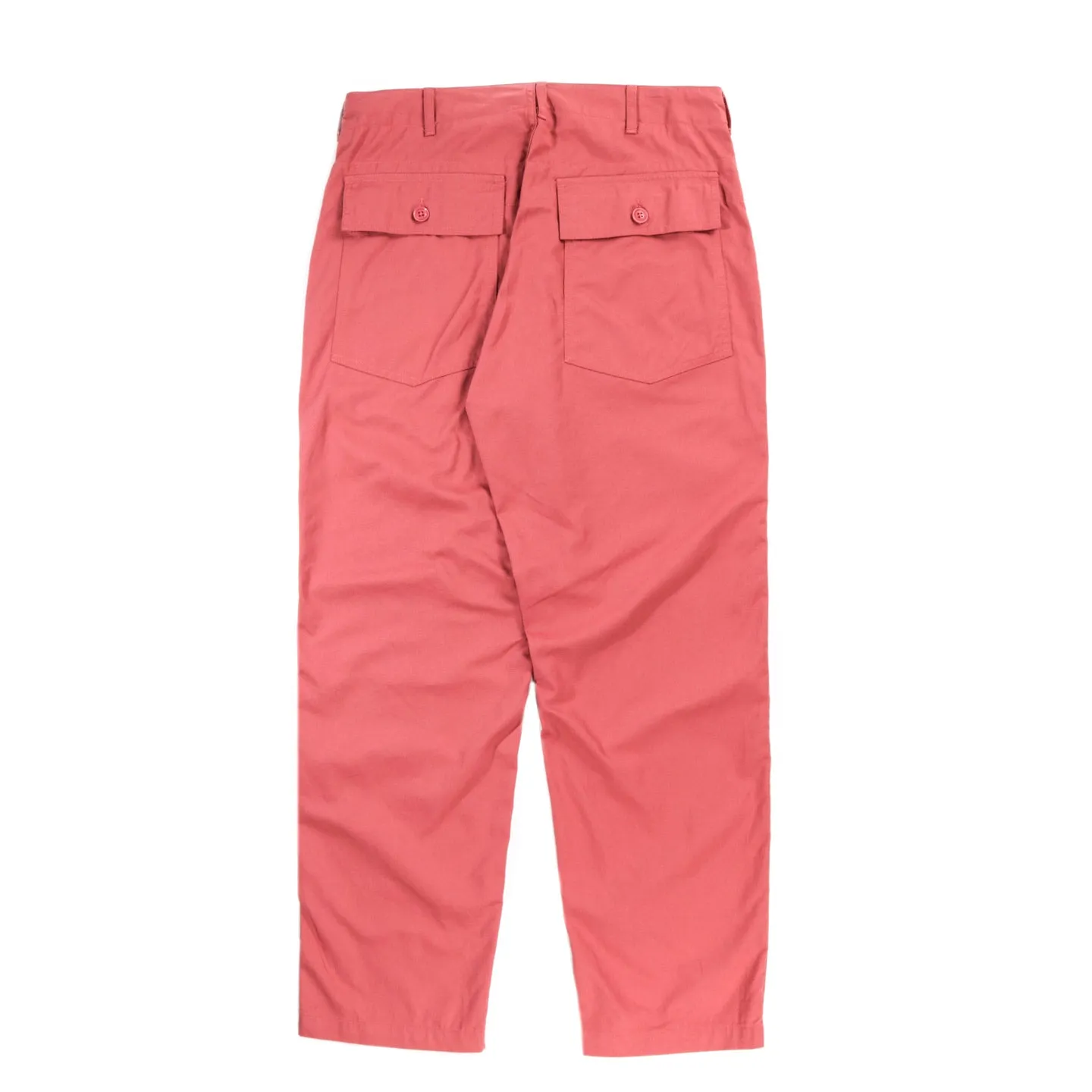 ENGINEERED GARMENTS FATIGUE PANT PINK 6.5OZ FLAT TWILL