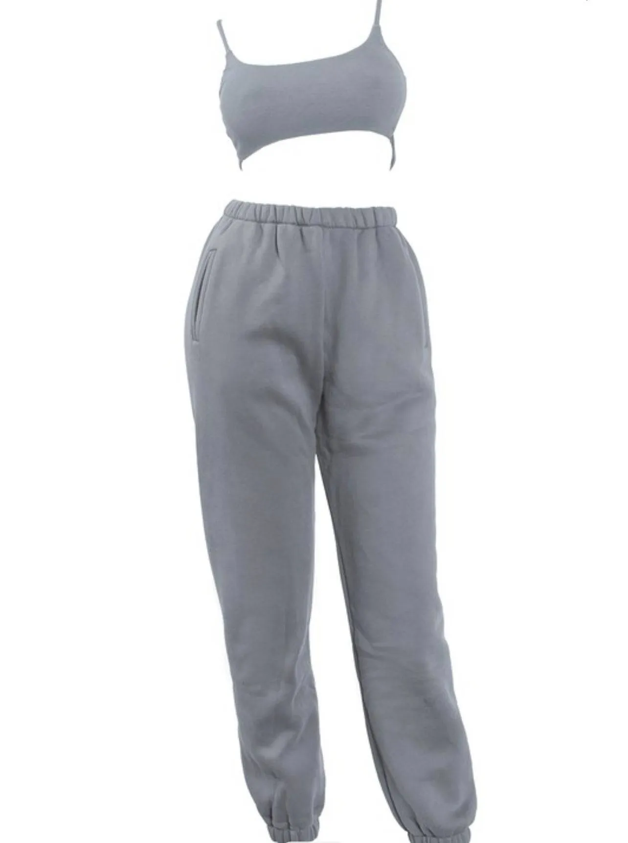 Essential Grey 2 Piece Lounge Set