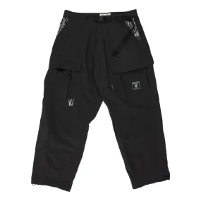 FAIRFAX TIGER STRIPE CARGO PANTS-BLACK