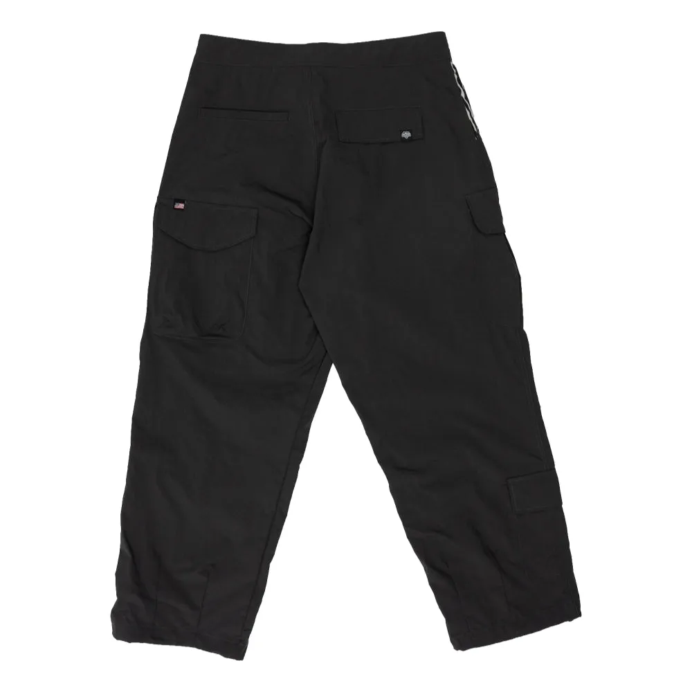 FAIRFAX TIGER STRIPE CARGO PANTS-BLACK