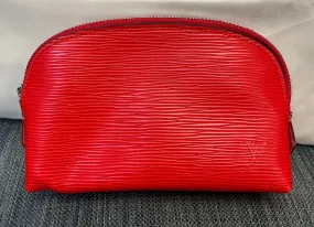 Fashion organizer pouch bag case size medium Red