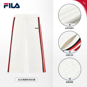 FILA CORE LIFESTYLE ORIGINALE FRENCH TENNIS CLUB Women Knit Pants (White)