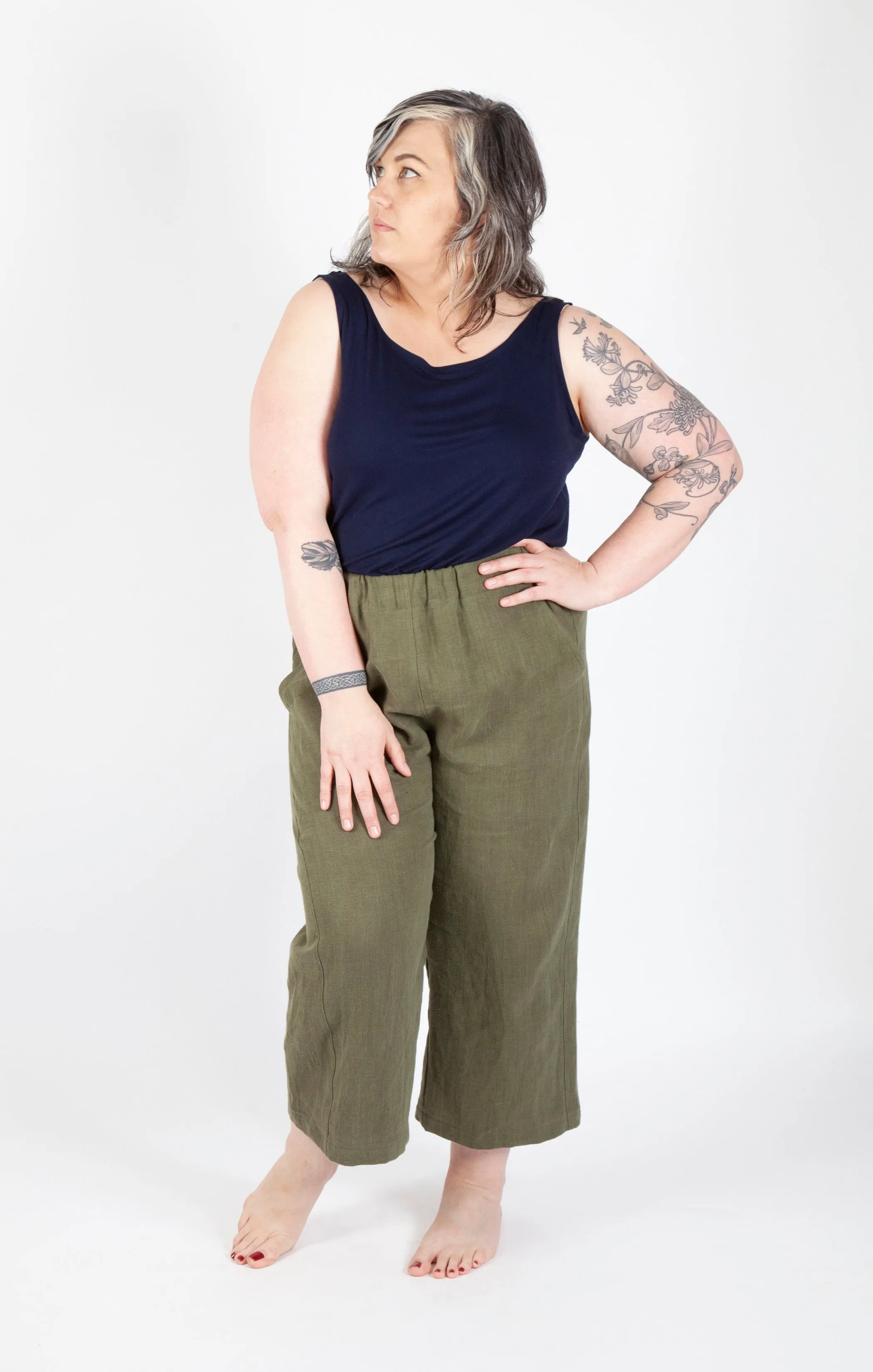 Free Range Slacks Sewing Pattern | Plus Size 18-34 by Sew House Seven