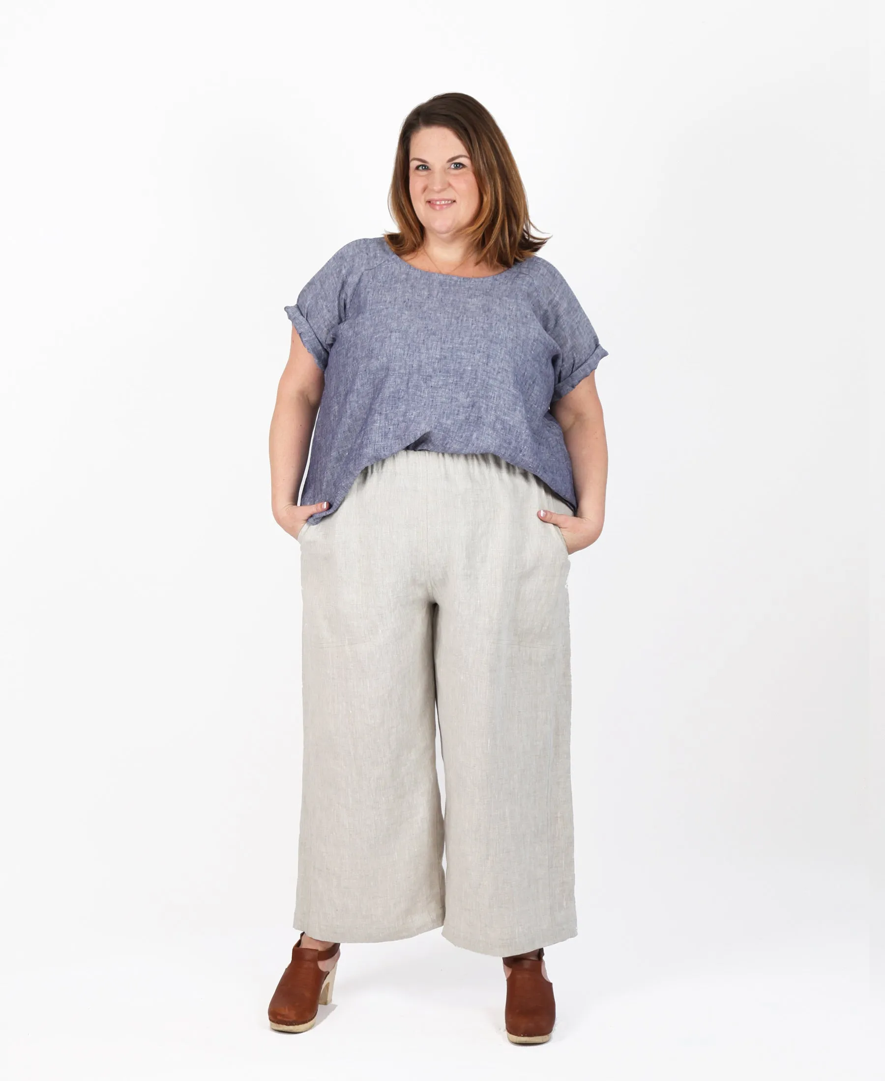 Free Range Slacks Sewing Pattern | Plus Size 18-34 by Sew House Seven