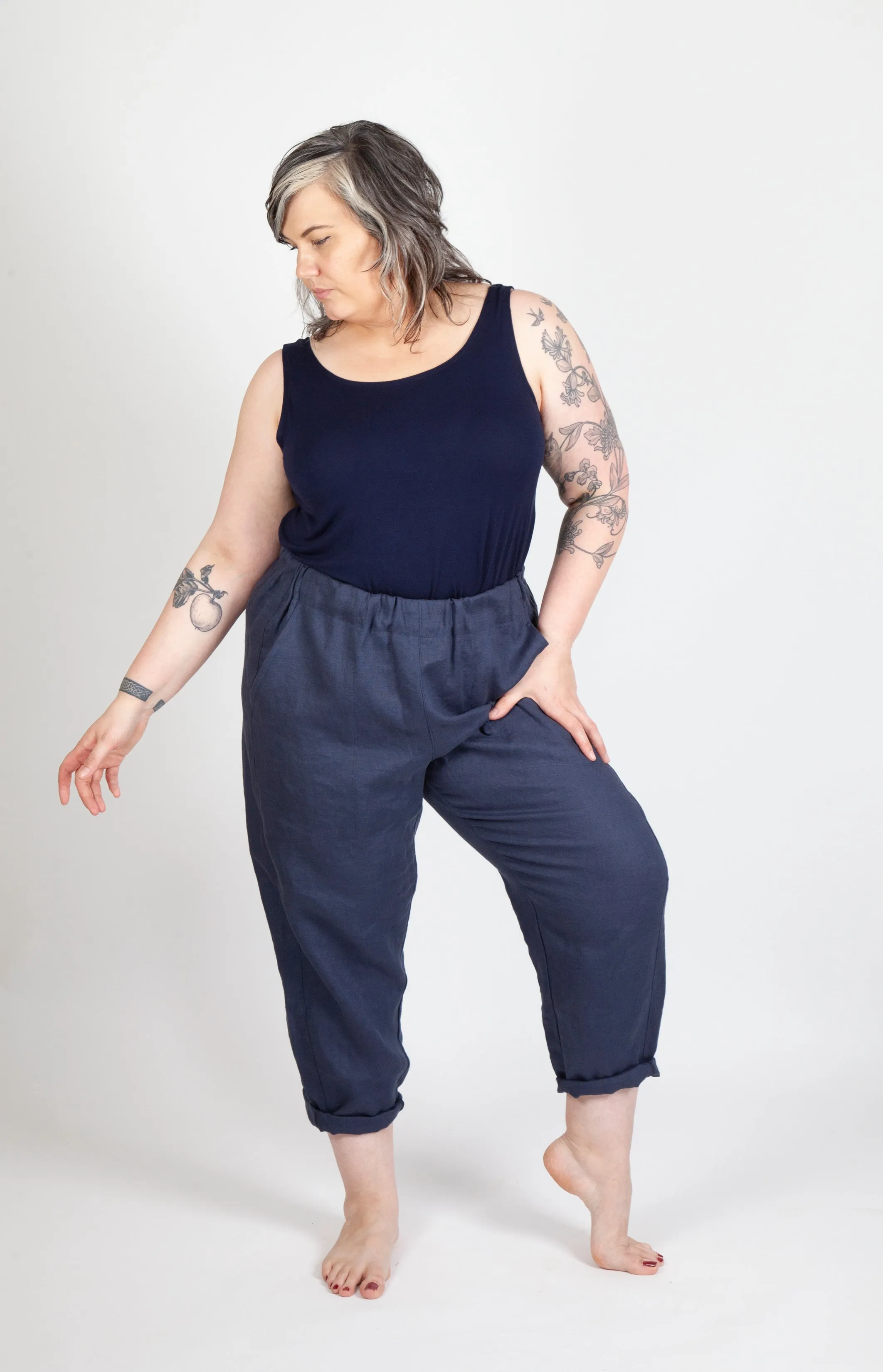 Free Range Slacks Sewing Pattern | Plus Size 18-34 by Sew House Seven