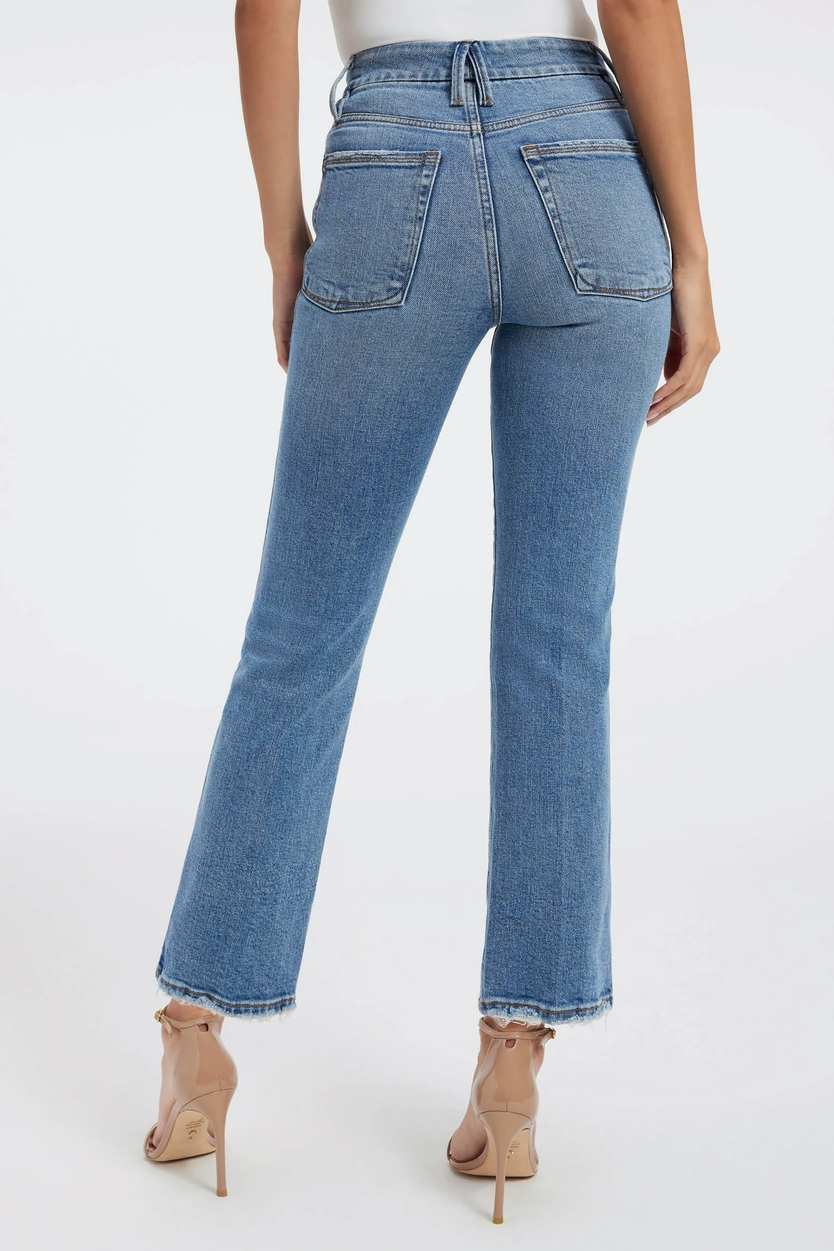 Good American Good Curve Straight Jeans