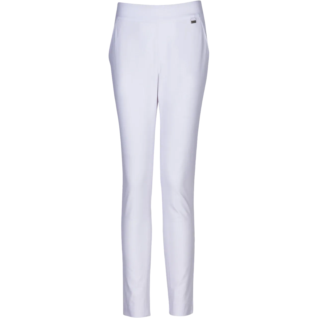 Greg Norman ML75 Ladies Pull-On Stretch Pants - White