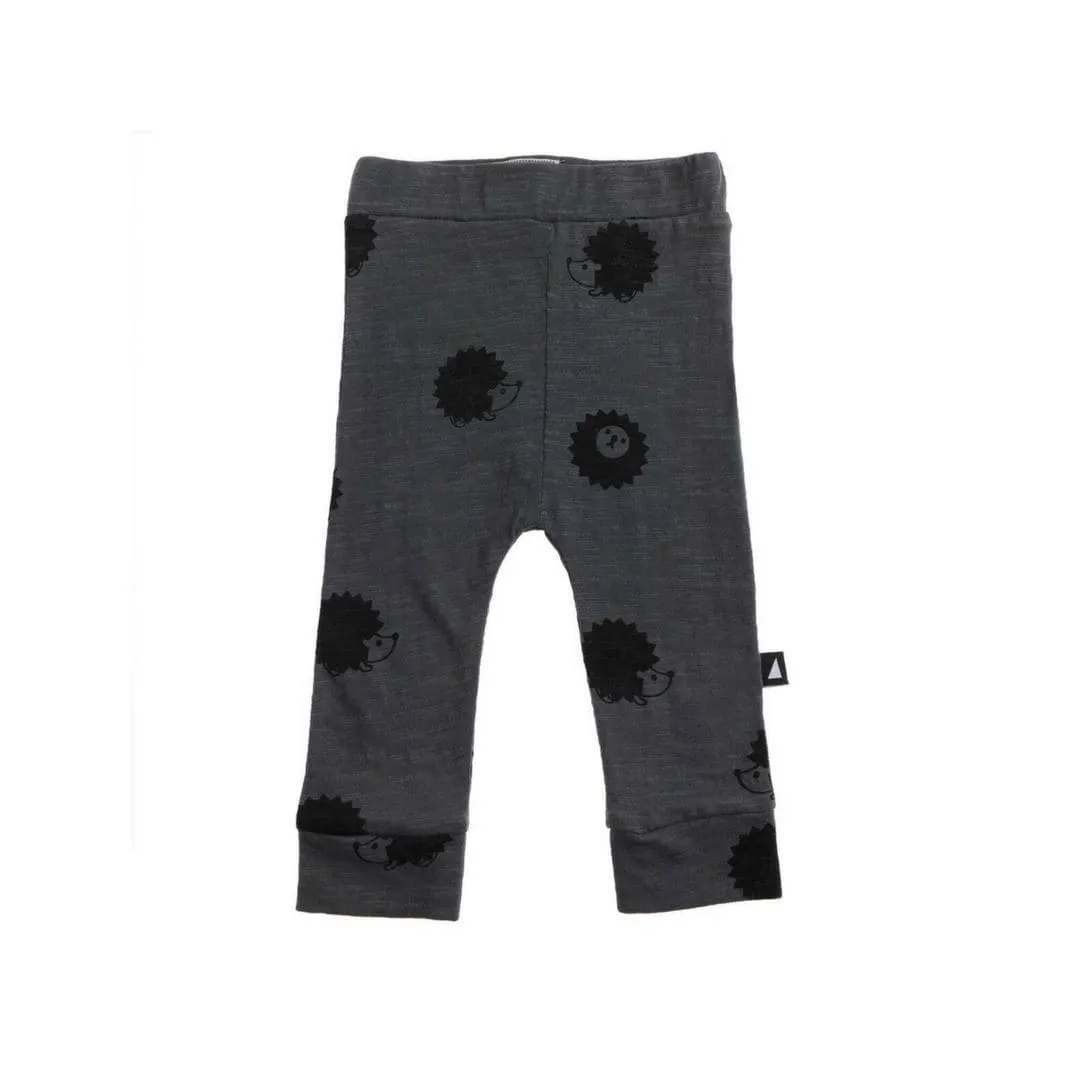 Hedgehog Leggings - Charcoal