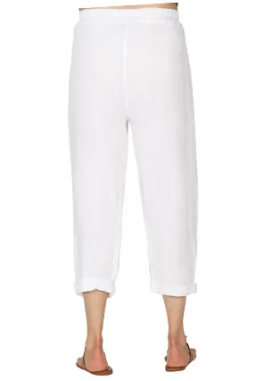 Italian Linen Pants (Black or White)