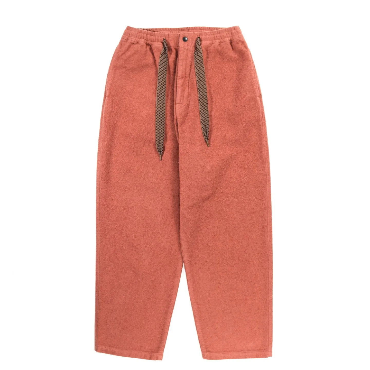 KAPITAL NAPPED HEAT-CORDUROY EASY PANTS SOHO BRICK