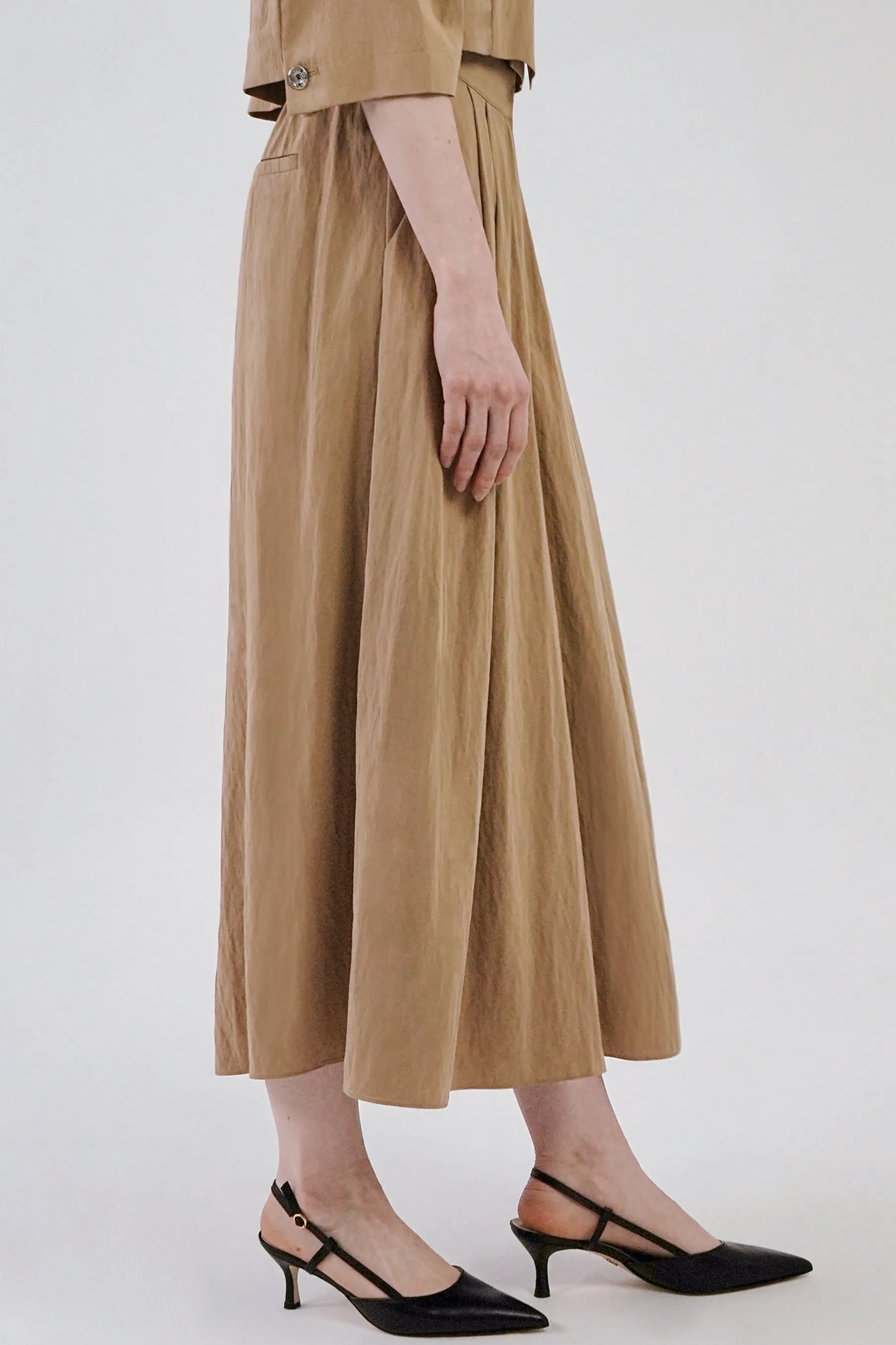 Karina Wide Pants, Brown