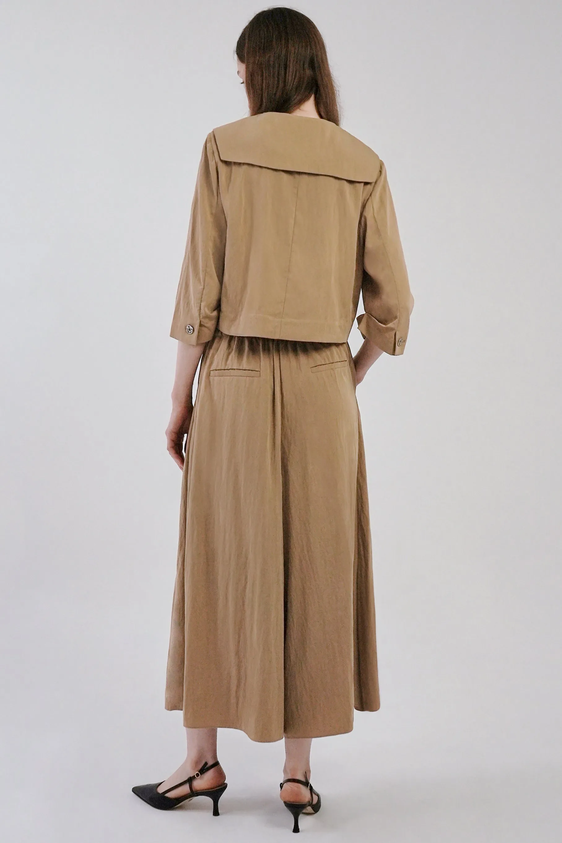 Karina Wide Pants, Brown