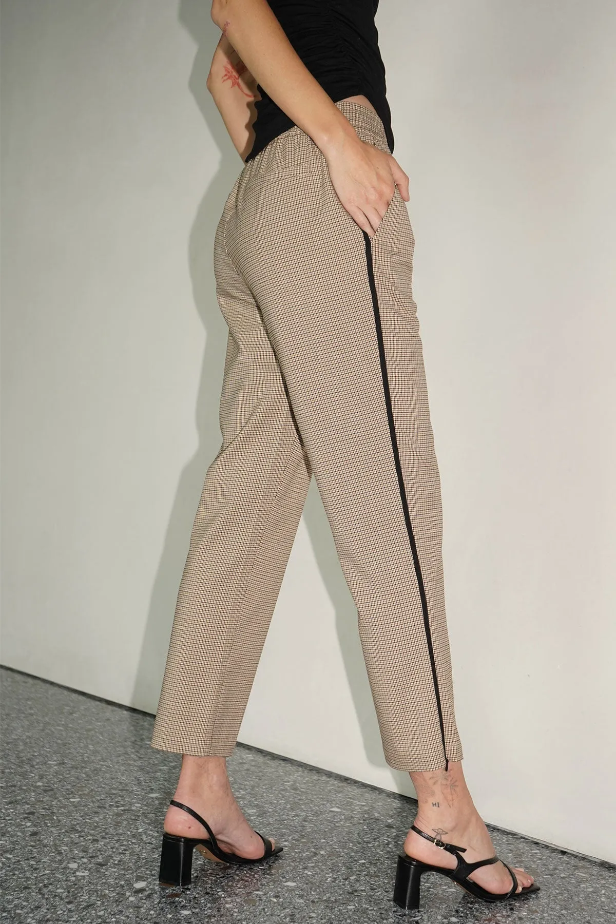 Kip Houndstooth Track Pant