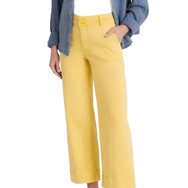 Kut - Charlotte Wide Leg Crop Pants - Dandelion