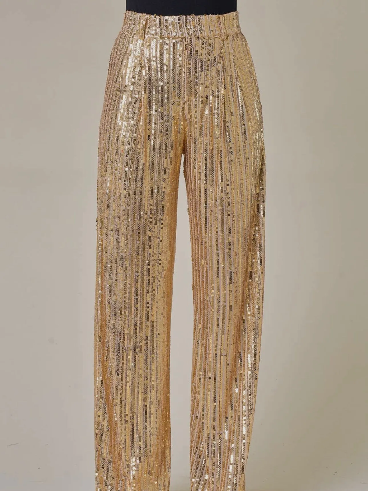 “Late Night” Sequin Wide Leg Pant