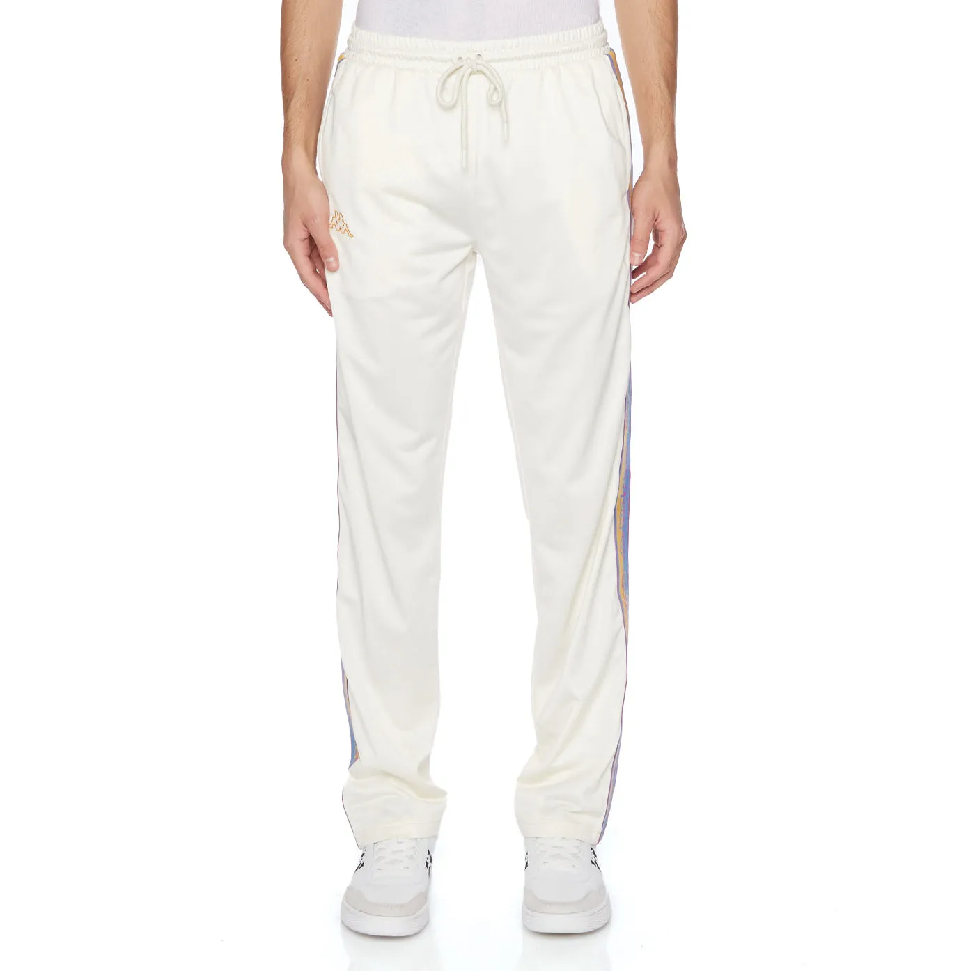 Logo Tape Stream Trackpants - White