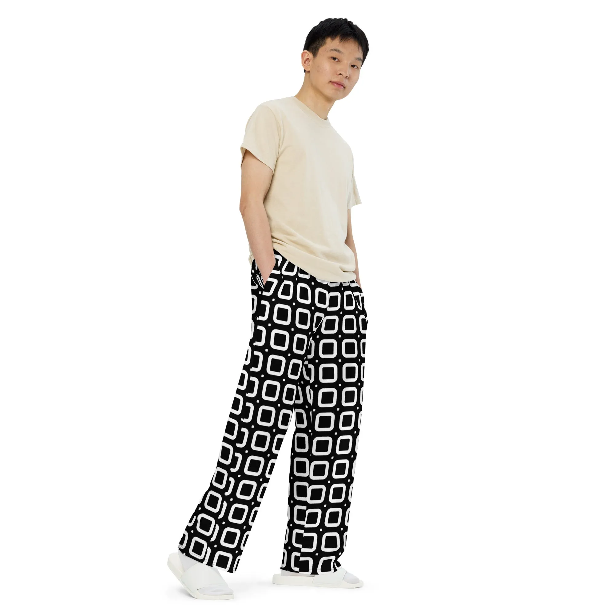 M Kemp unisex wide-leg pants