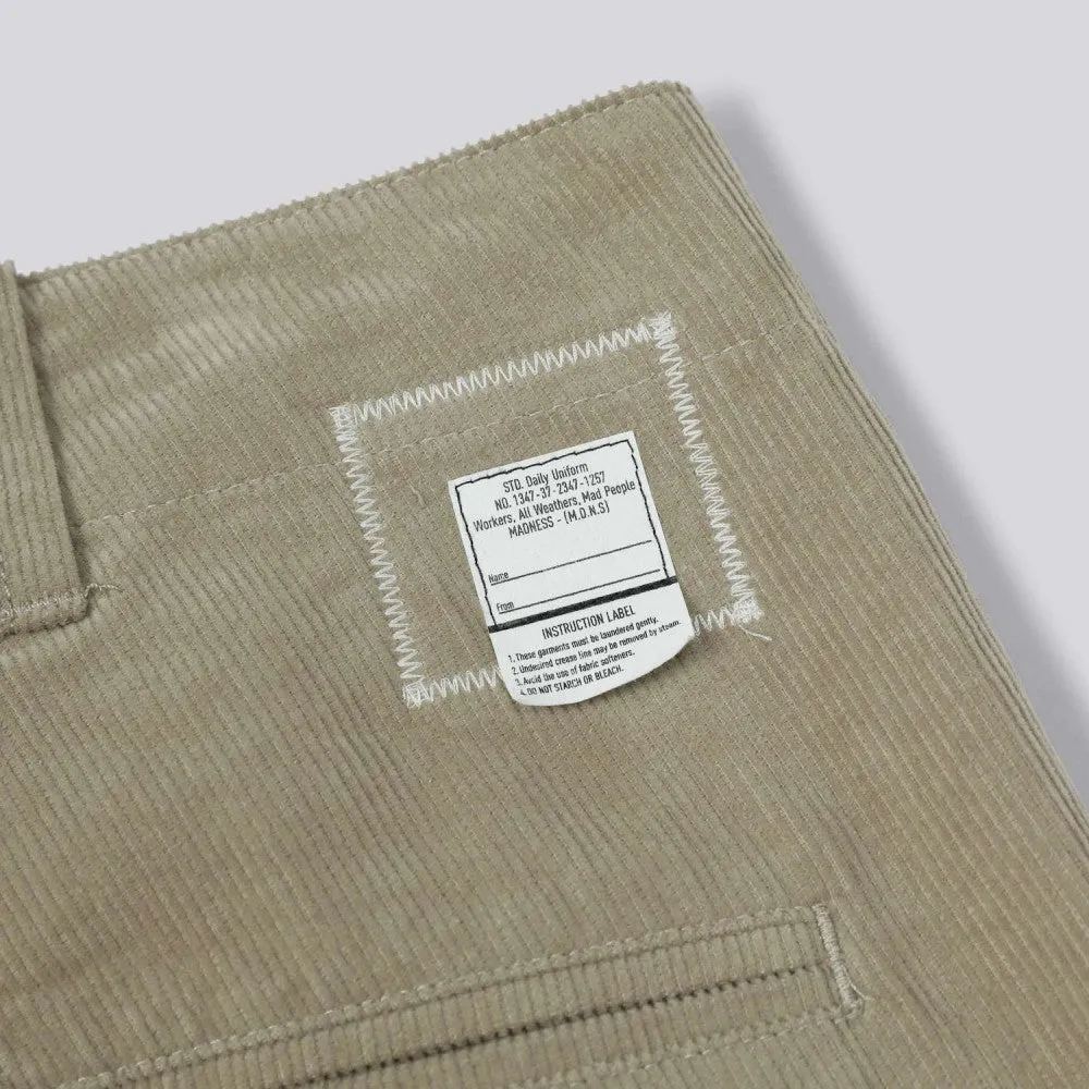 MADNESS CORDUROY CHINO PANTS-BEIGE