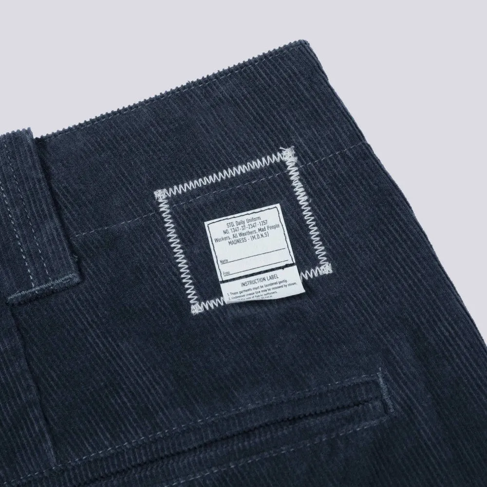 MADNESS CORDUROY CHINO PANTS-NAVY