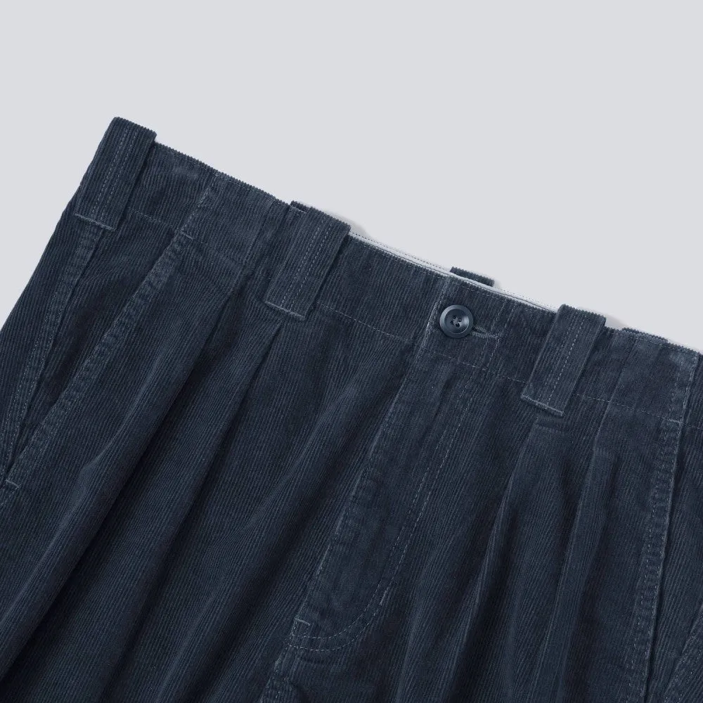 MADNESS CORDUROY CHINO PANTS-NAVY