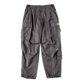 MAGICSTICK T-KMG FATIGUE PANTS-GREEN PLAID